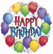 בלון הליום 1 Happy Birthday